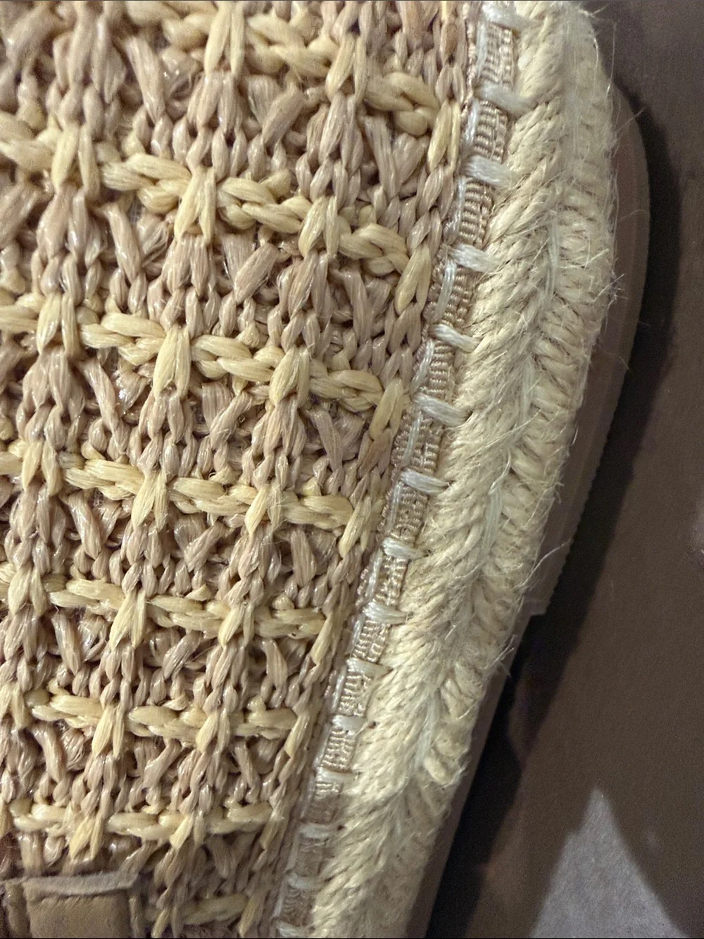 Paolo Cream Woven Mary Jane Espadrille Flats